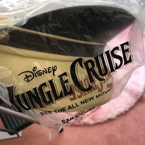 Disney's Jungle Cruise Movie Promo Skipper Hat NEW stars The Rock & Emily Blunt